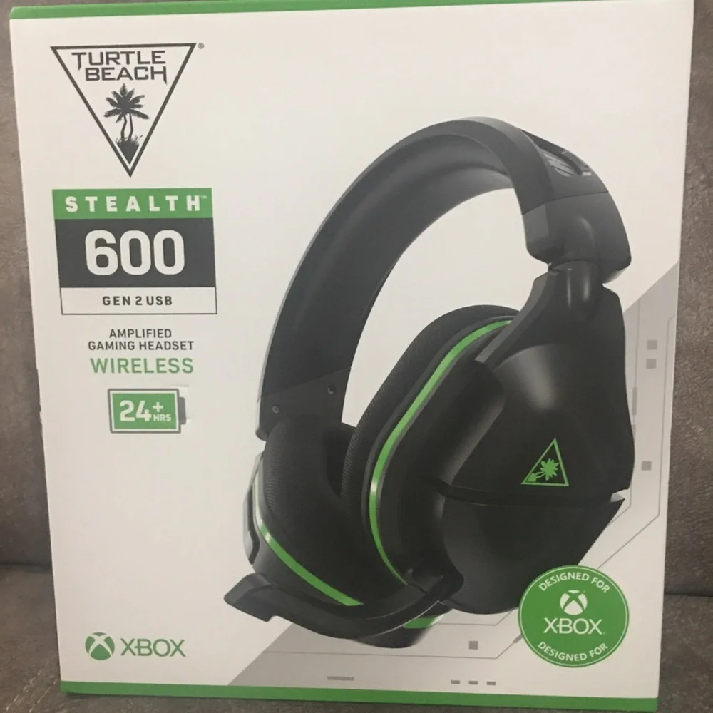 Turtle beach wireless gaming headphones brand new never opened .